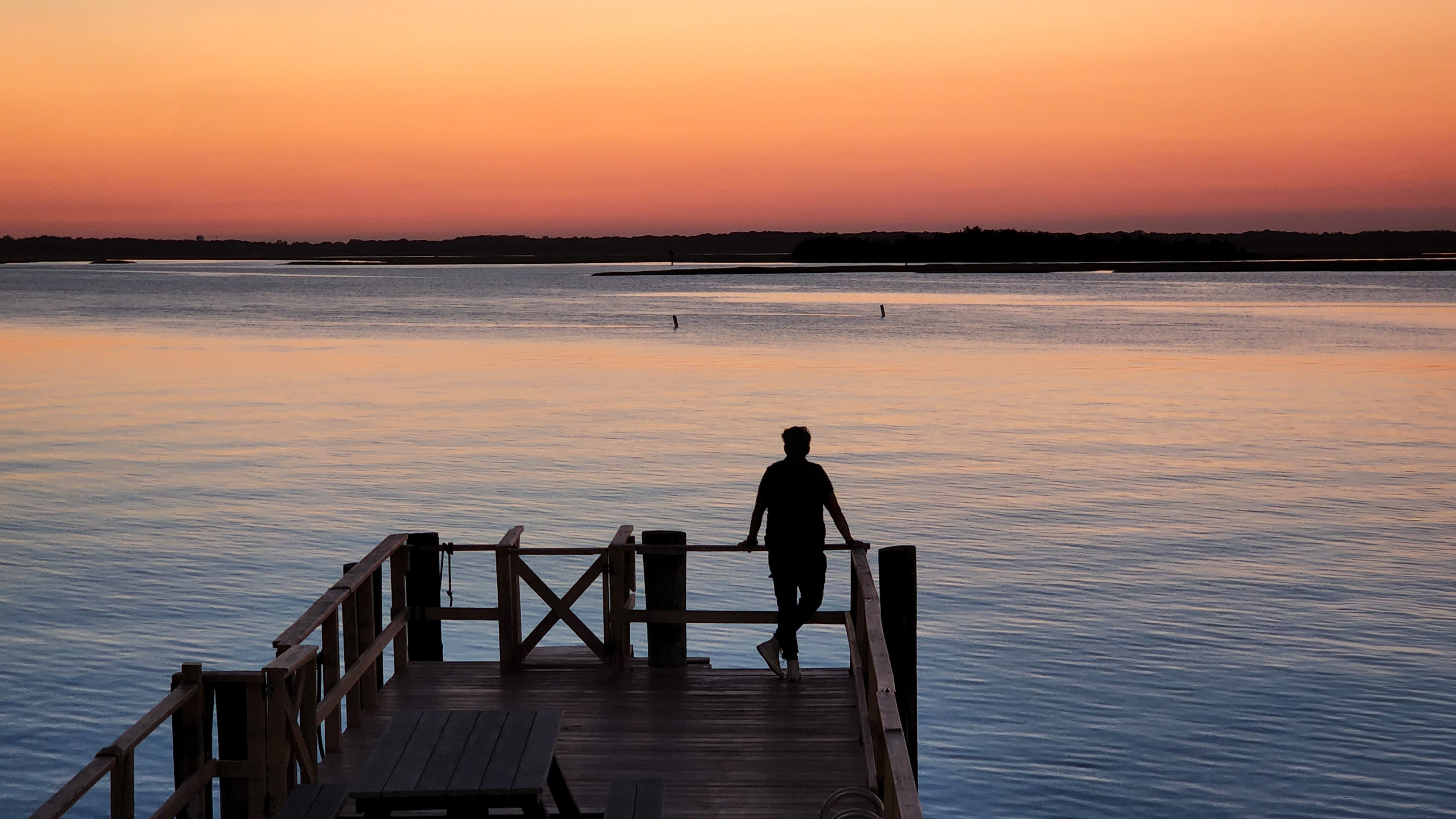 Dock at sunset